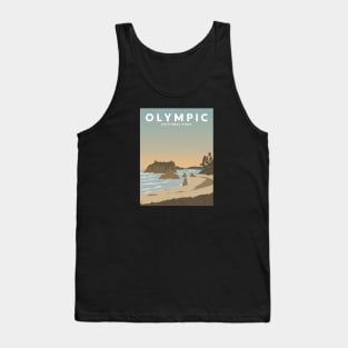 Olympic National Park, Washington Travel Poster Tank Top